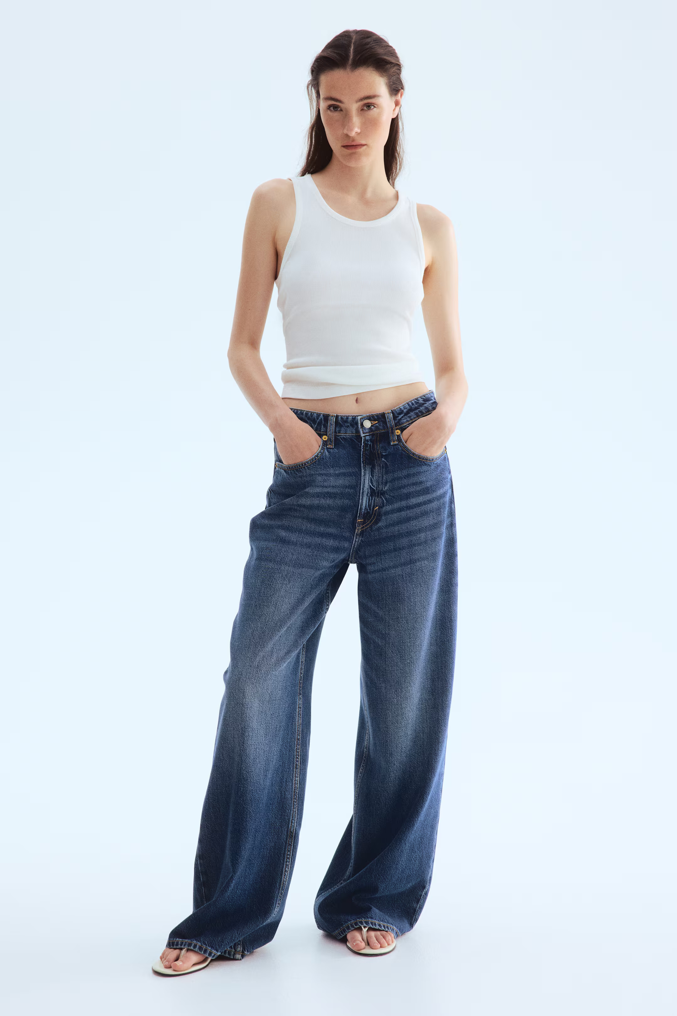 Feather Soft Super Wide Ultra High Jeans | H&M (US + CA)