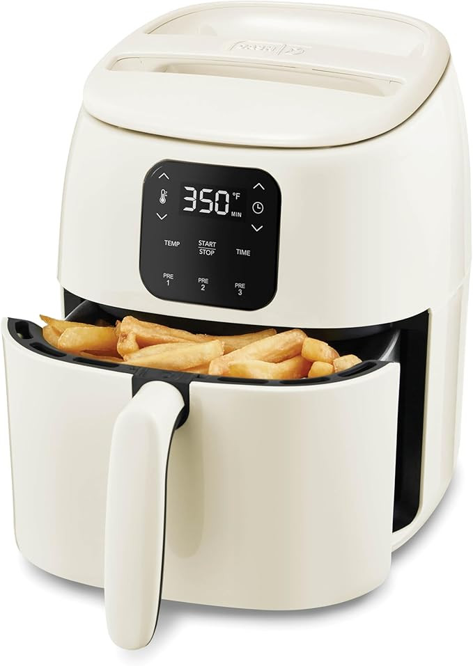 DASH Tasti-Crisp™ Ceramic Air Fryer Oven, 2.6 Qt., Cream – Compact Air Fryer for Healthier Fo... | Amazon (US)