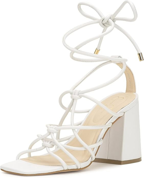 Jessica Simpson Women's Ozias Lace Up Sandal Heeled | Amazon (US)