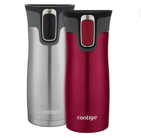 Contigo West Loop Vacuum-Insulated Stainless Steel Travel Mug with AUTOSEAL Spill-Proof Lid, 16oz 2-Pack, Steel & Very Berry Sale $37
(Regularly $47.49)

#LTKtravel #LTKsalealert #LTKunder50