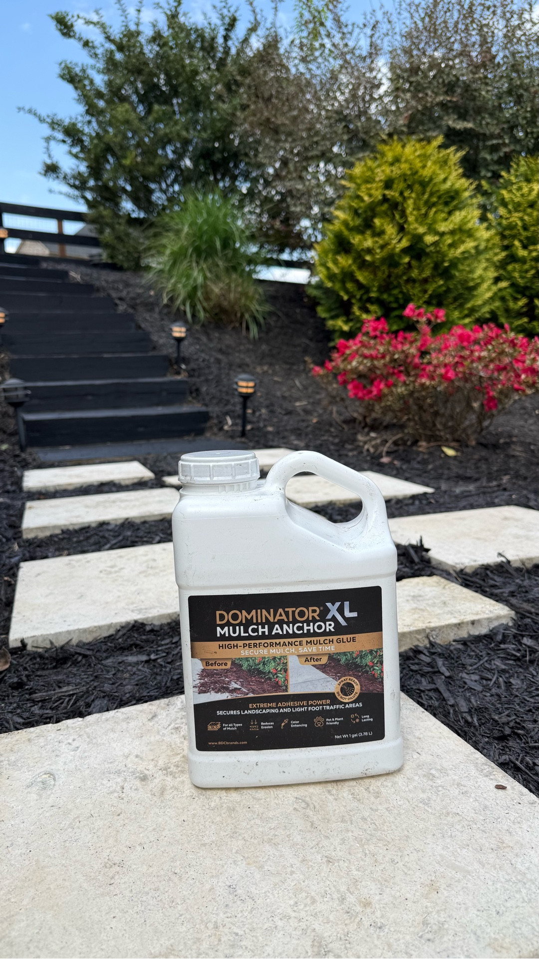 Fixing your mulch every few weeks? It’s not the mulch—it’s that it’s not staying in place. This is what I used to keep everything locked in around my walkway so I’m not constantly redoing it. If you’re working on your curb appeal, landscaping, or outdoor projects, this is one of those small upgrades that actually makes a big difference. @lowes 

#LTKHome #LTKSeasonal