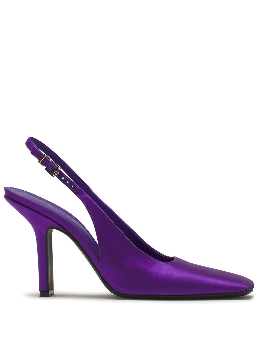 Lanvin satin slingback pumps - Purple | Farfetch Global