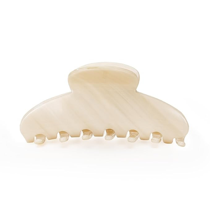 4.3 Inch Large Claw Clip for Thin Hair & Thick Half Ups, Cute Acetate French Hair Clips for Women... | Amazon (US)