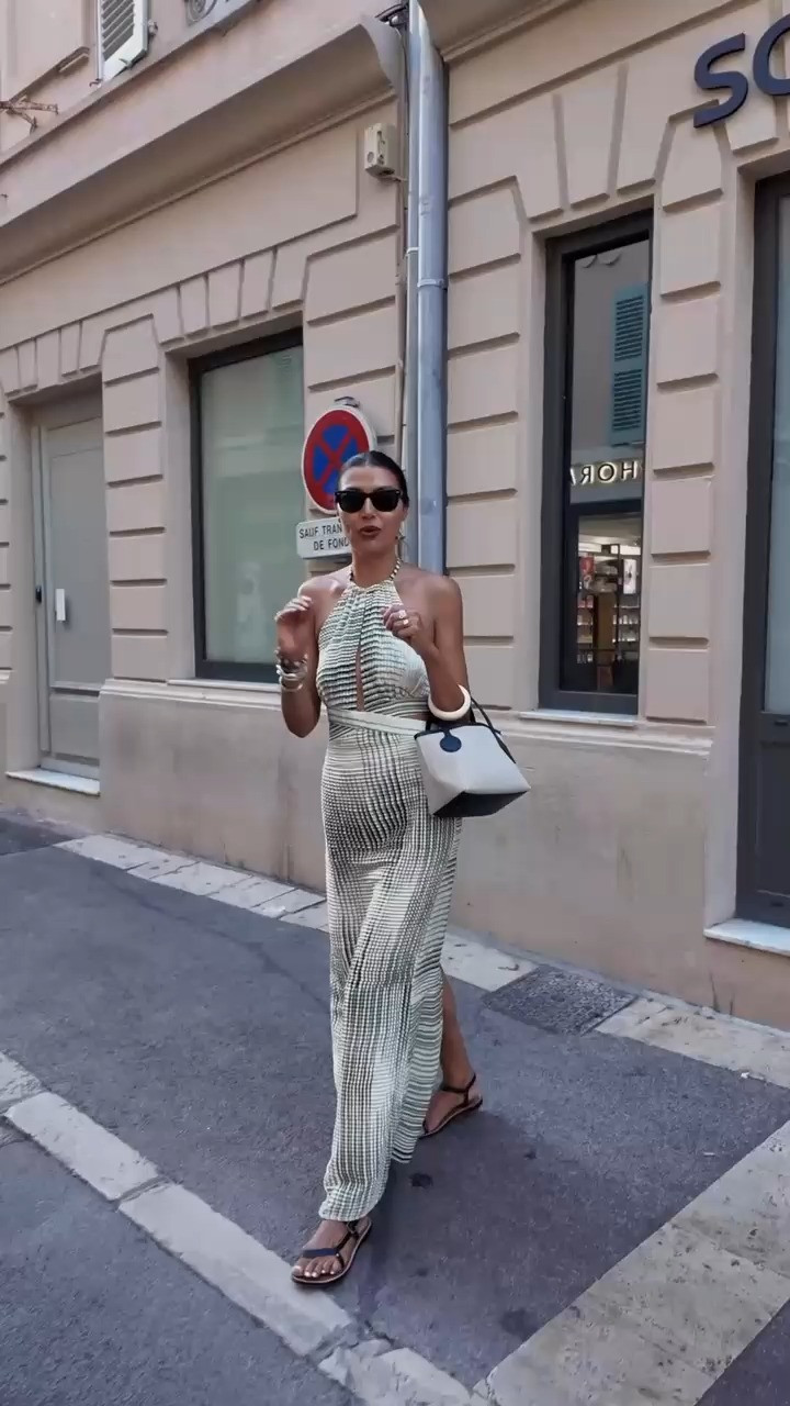 Halterneck Dress, Striped Dress, Resort Clothing, Beachwear,  Maxi Dress, Flowy Dress, Summer Outfits, Dresses, Style Tips 

 #LTKuk #LTKsummer #LTKeurope