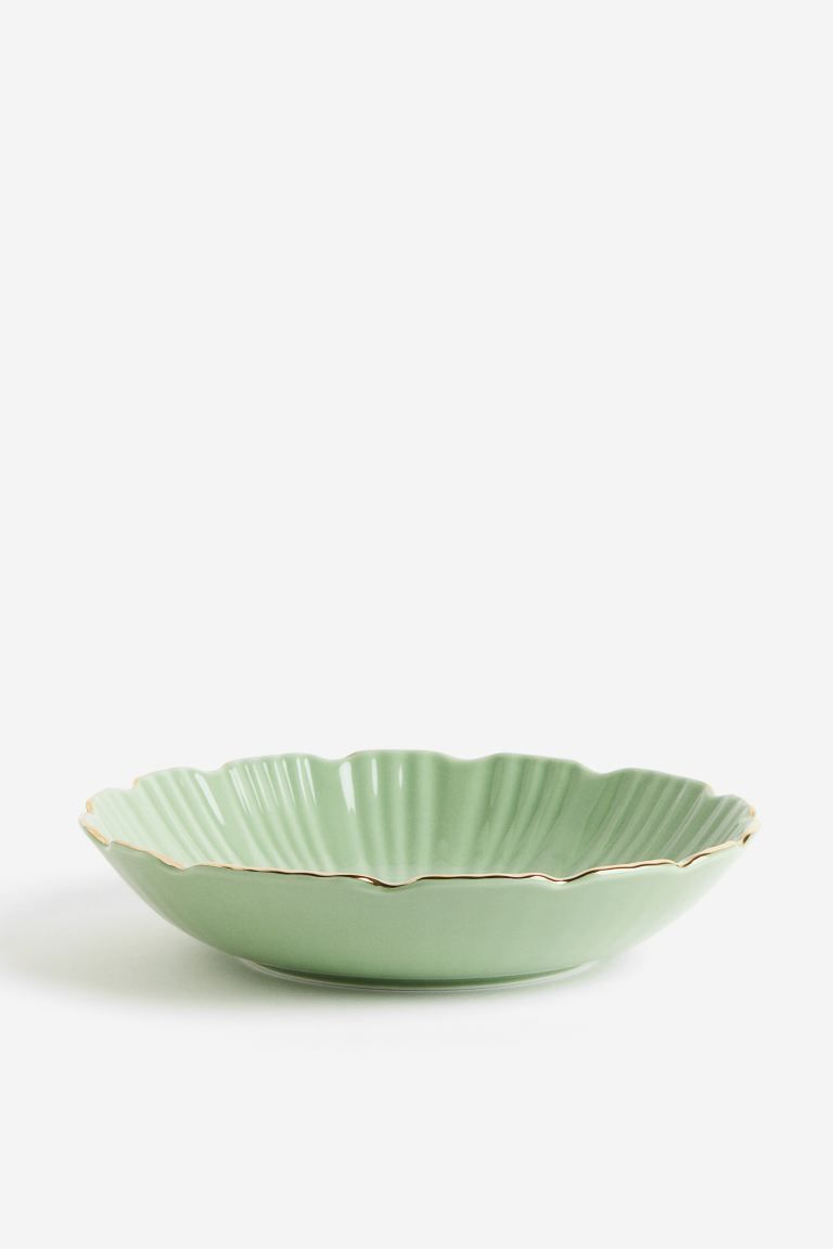 Porcelain dish - Light green - Home All | H&M GB | H&M (UK, MY, IN, SG, PH, TW, HK)