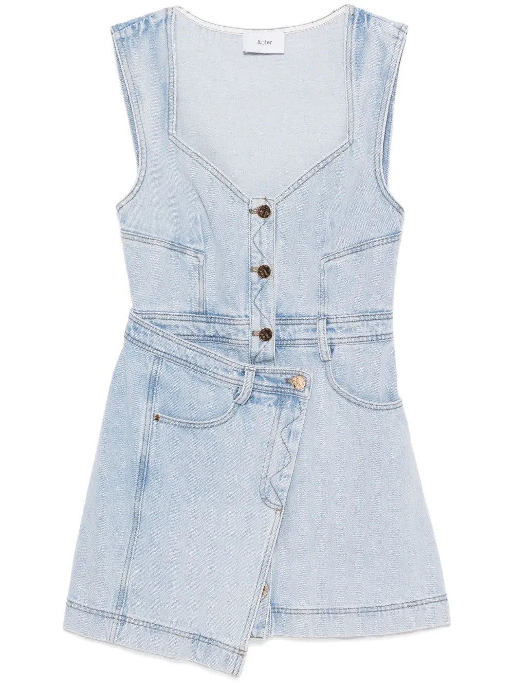 Acler Amesbury Dress | Blue | FARFETCH | Farfetch Global