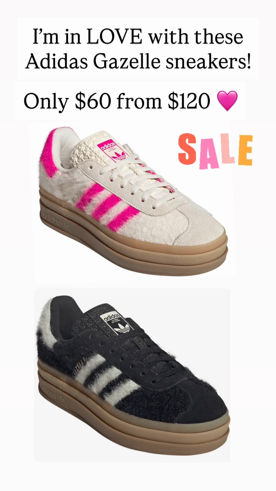 Obsessed with these Adidas Gazelles for $60 from $120 💜🩷❤️

#LTKSaleAlert