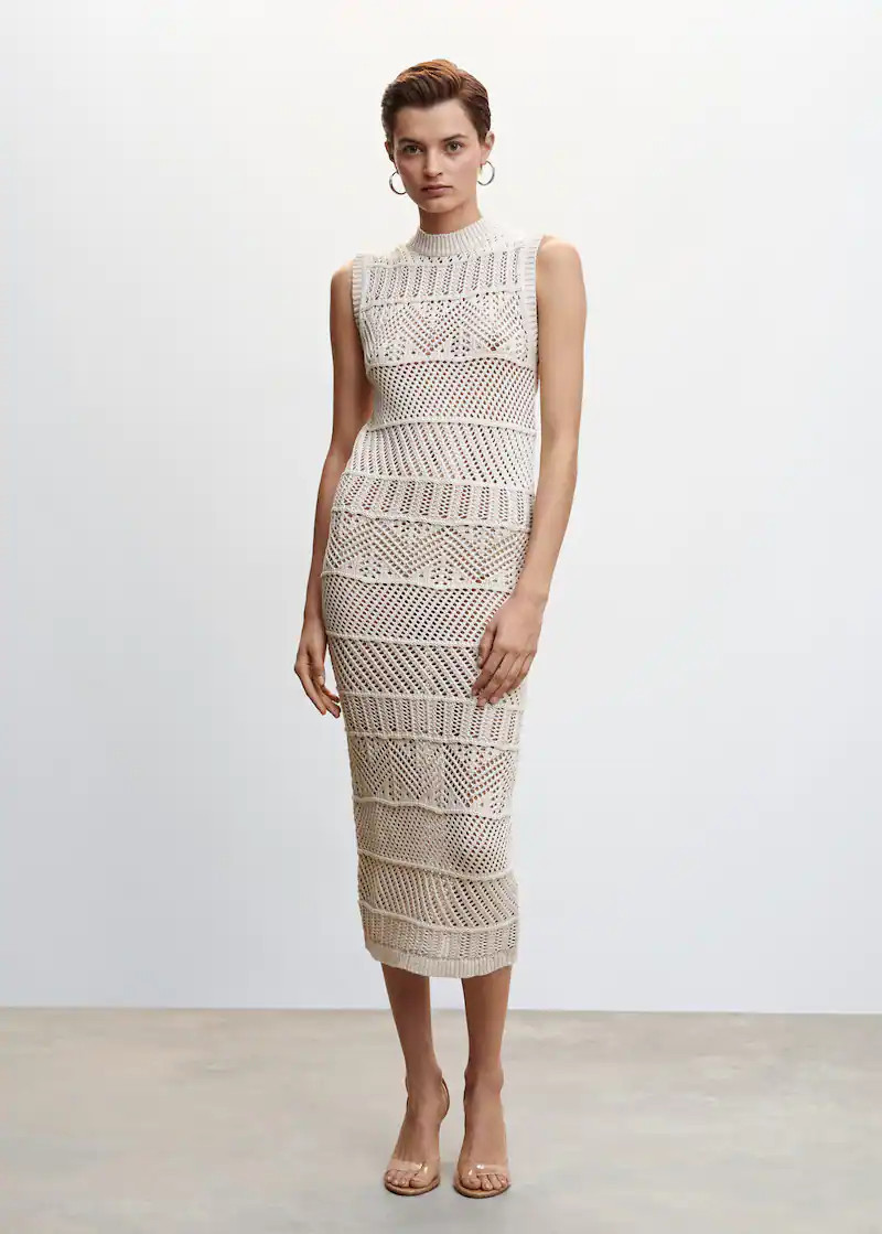 Knit openwork sweater -  Women | Mango USA | MANGO (US)