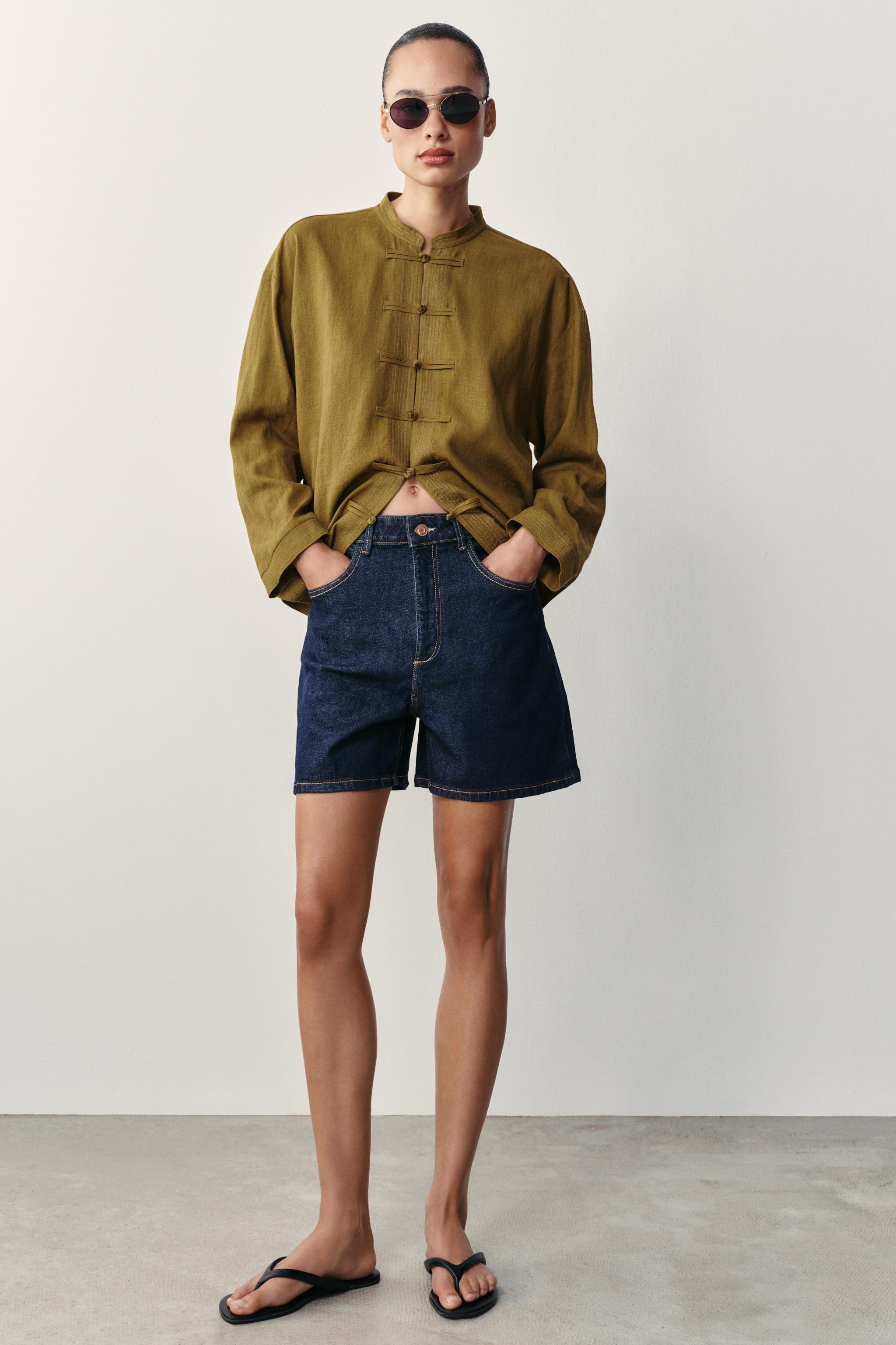 Z1975 MOM FIT SHORTS | Zara US