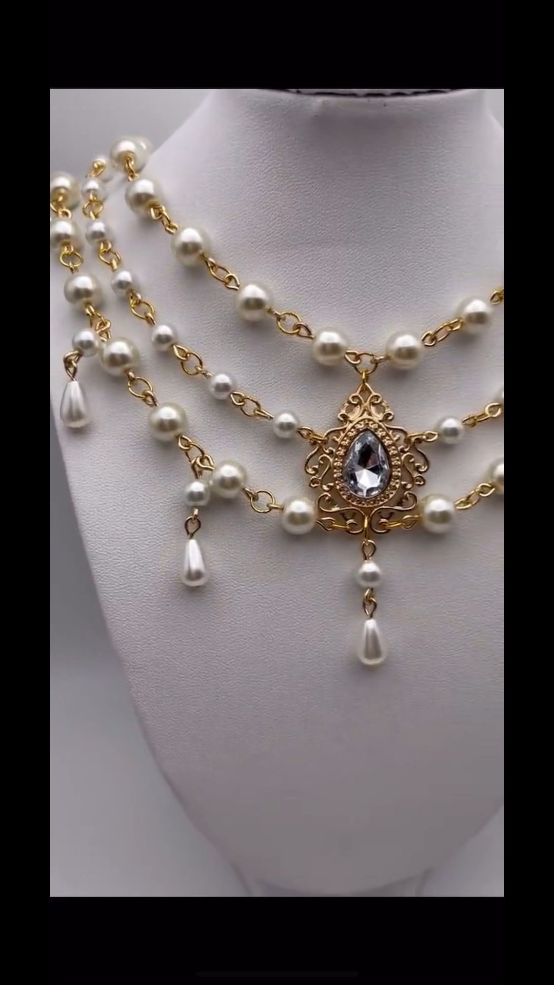 Add a dreamy touch to your look with this layered pearl choker necklace ✨ Featuring delicate strands, vintage Y2K vibes, and pixiecore charm, this multi-layered piece is perfect for fairycore lovers, coquette fashion, and soft grunge styling. Whether you’re dressing up a corset top or adding whimsy to a cottagecore outfit, this handcrafted necklace is a magical must-have.

#LTKSummerEdit