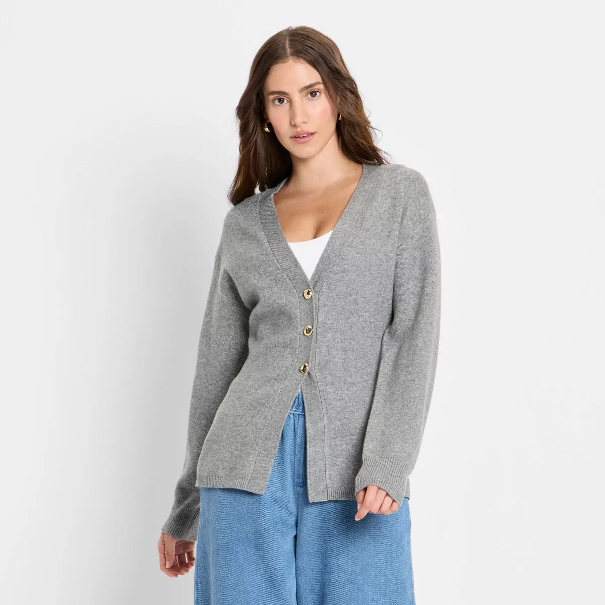 Women's Nipped Waist Cardigan - Future Collective | Target