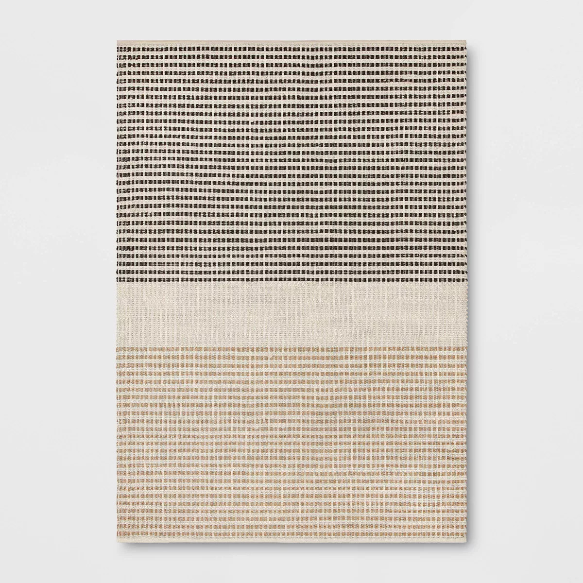 7'x10' Color Block Braided Outdoor Area Rug Ivory -Threshold™ | Target