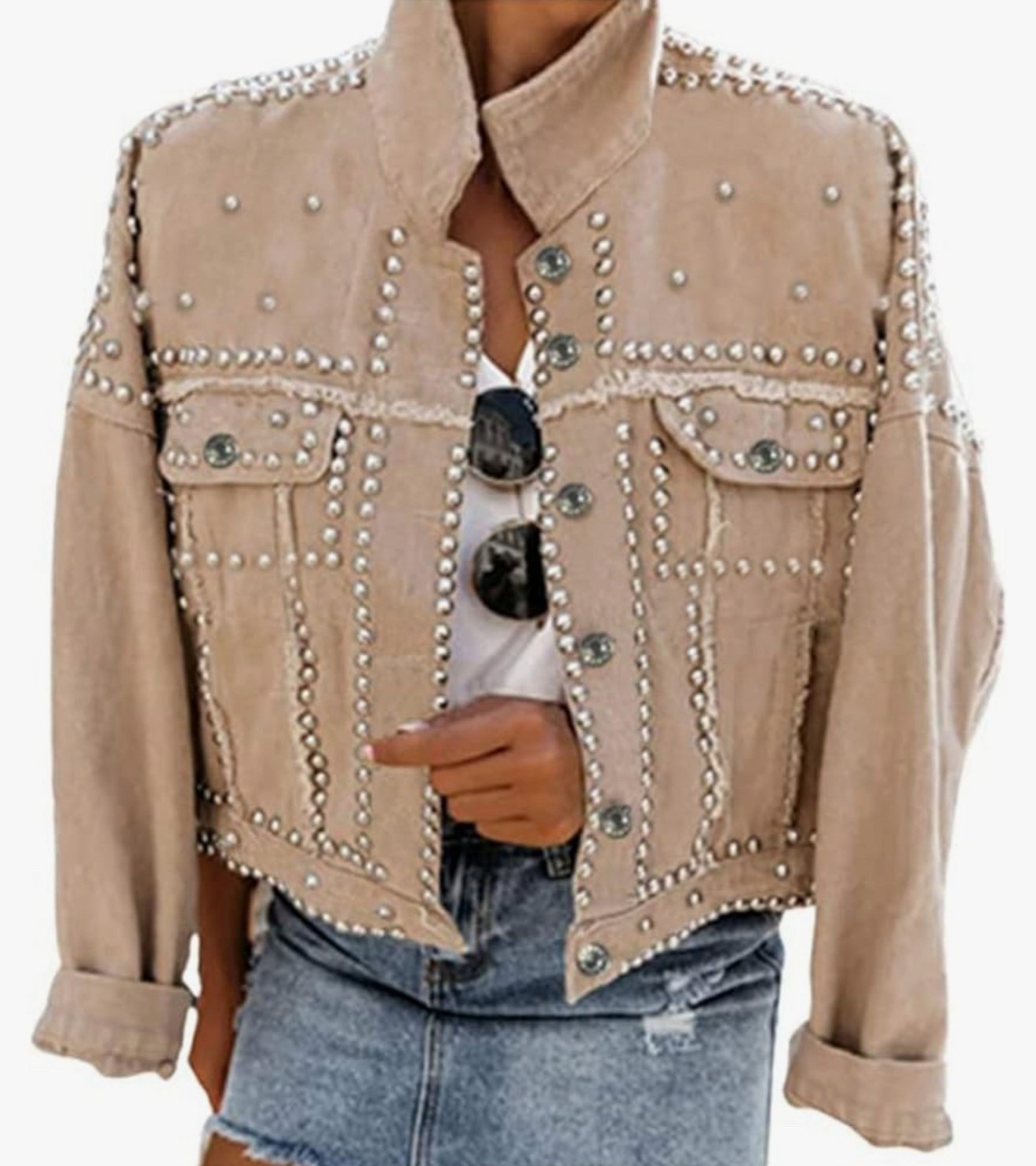 Denim jacket | studded jacket 

#LTKFindsUnder50 #LTKStyleTip #LTKU