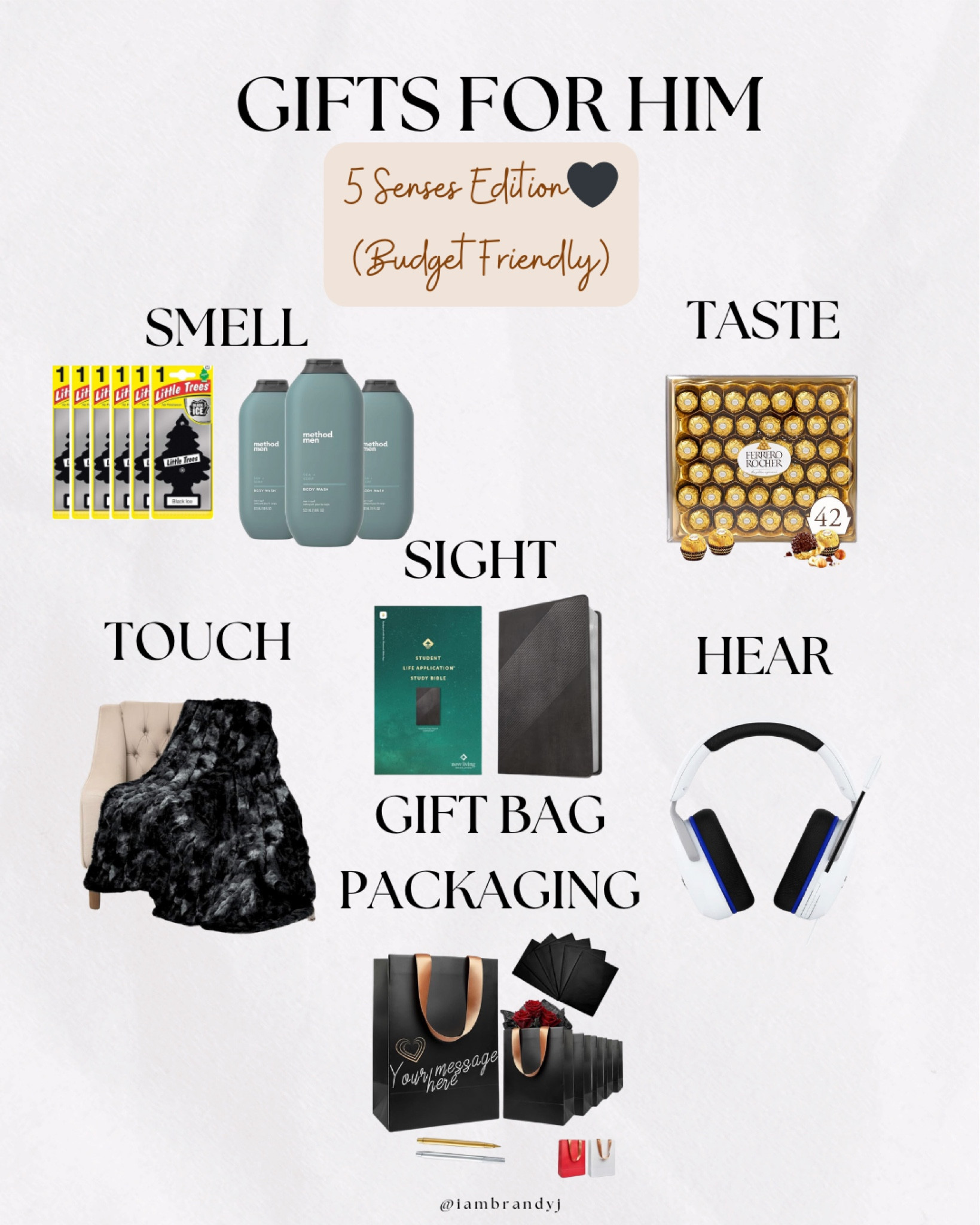 Unlock his senses with these curated gifts for every sight, sound, taste, touch, and scent. Elevate your gifting game with my ultimate guide to 5 senses gifts for him! #GiftGuide #FiveSensesGifts #ForHim

#LTKGiftGuide #LTKmens #LTKfindsunder50