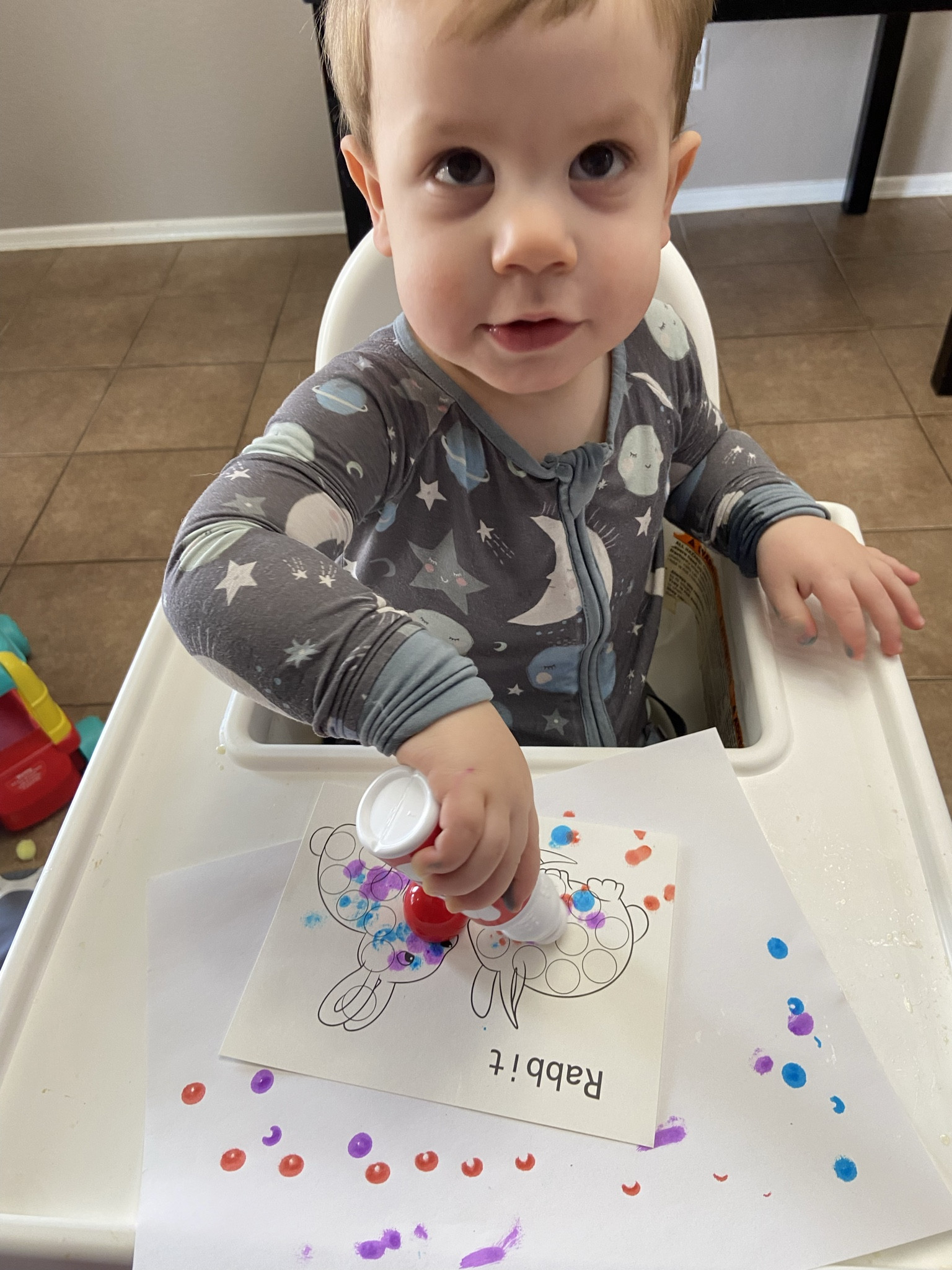 Screen free activity for the win 🙌🏻 These dot markers were a huge hit and they came with an activity book! Less than $10 and kept him busy for a half hour. It’s also water based and washable so there was no mess! 

#LTKkids #LTKbaby #LTKfamily