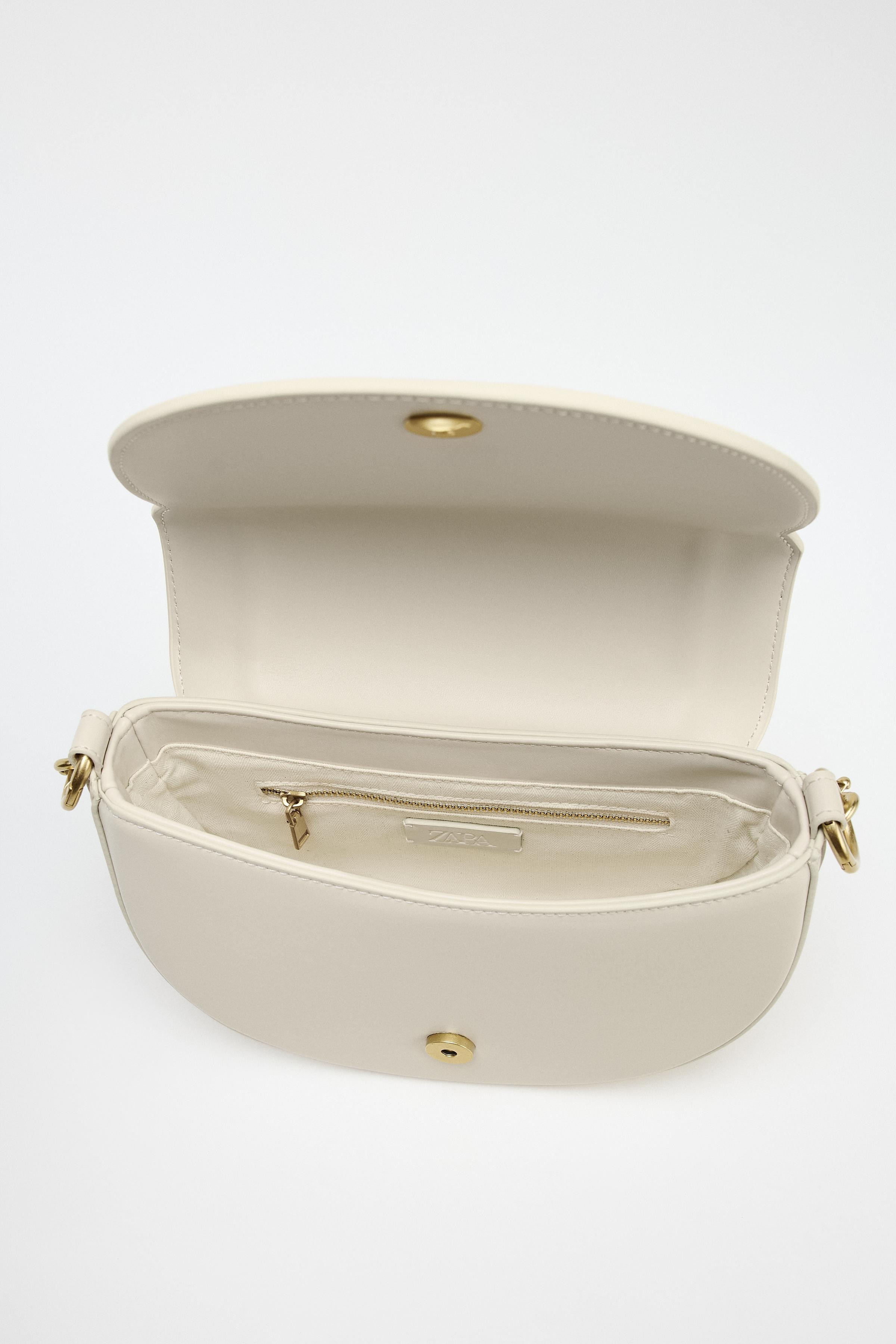 CANVAS STITCHING CROSSBODY BAG | Zara US