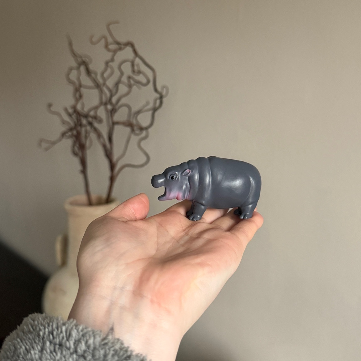 this moo deng figurine has completed me 