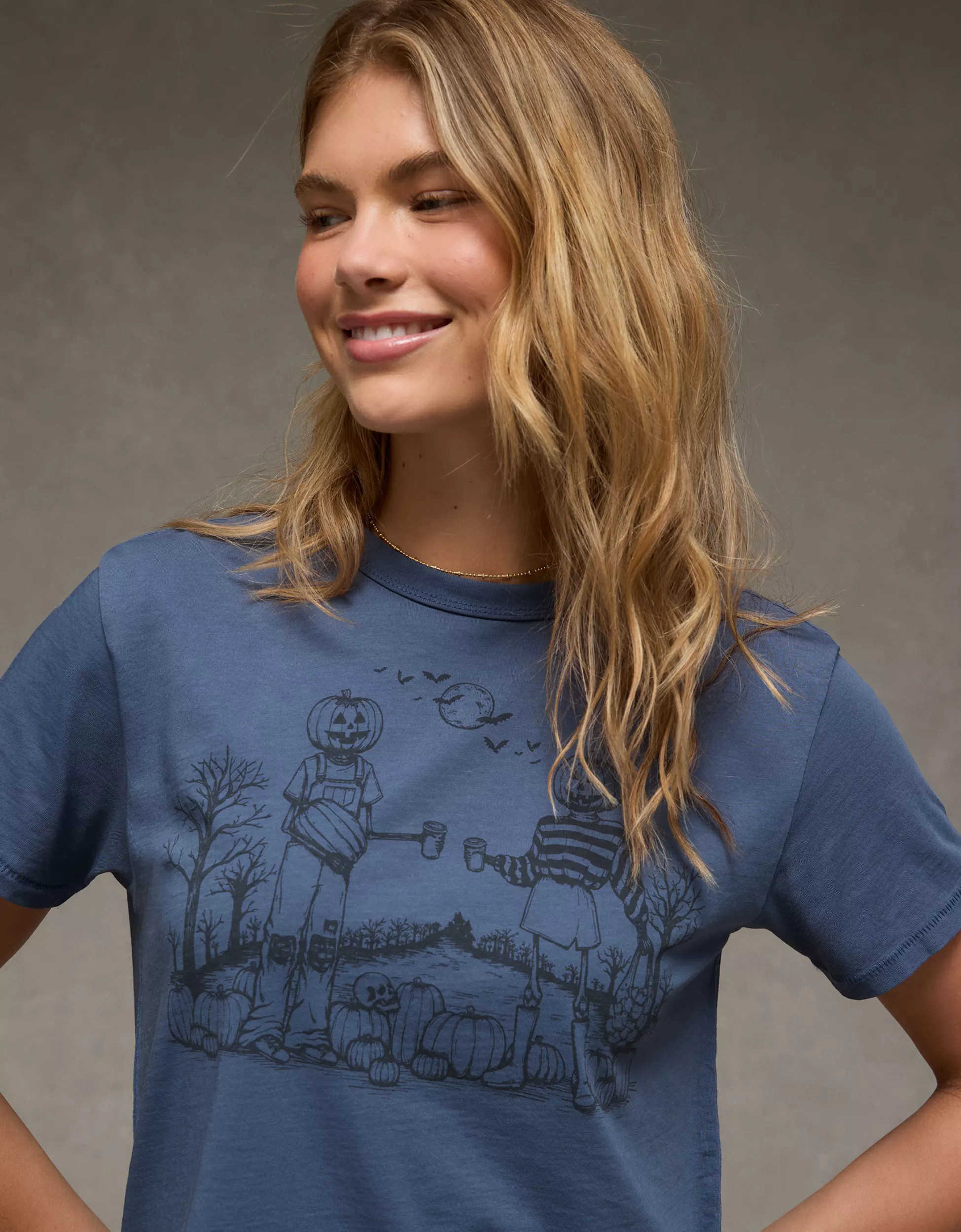 AE Ex-Boyfriend Halloween Graphic T-Shirt | American Eagle Outfitters (US & CA)