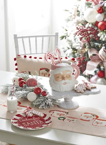 Raz Imports 2023 Jingle & Cocoa 8" Pink Santa Container | Amazon (US)