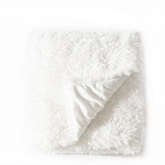 LILY NY Luxury Plush Shaggy Fuzzy Fluffy Faux fur Throw Blanket-50"x60" | Target