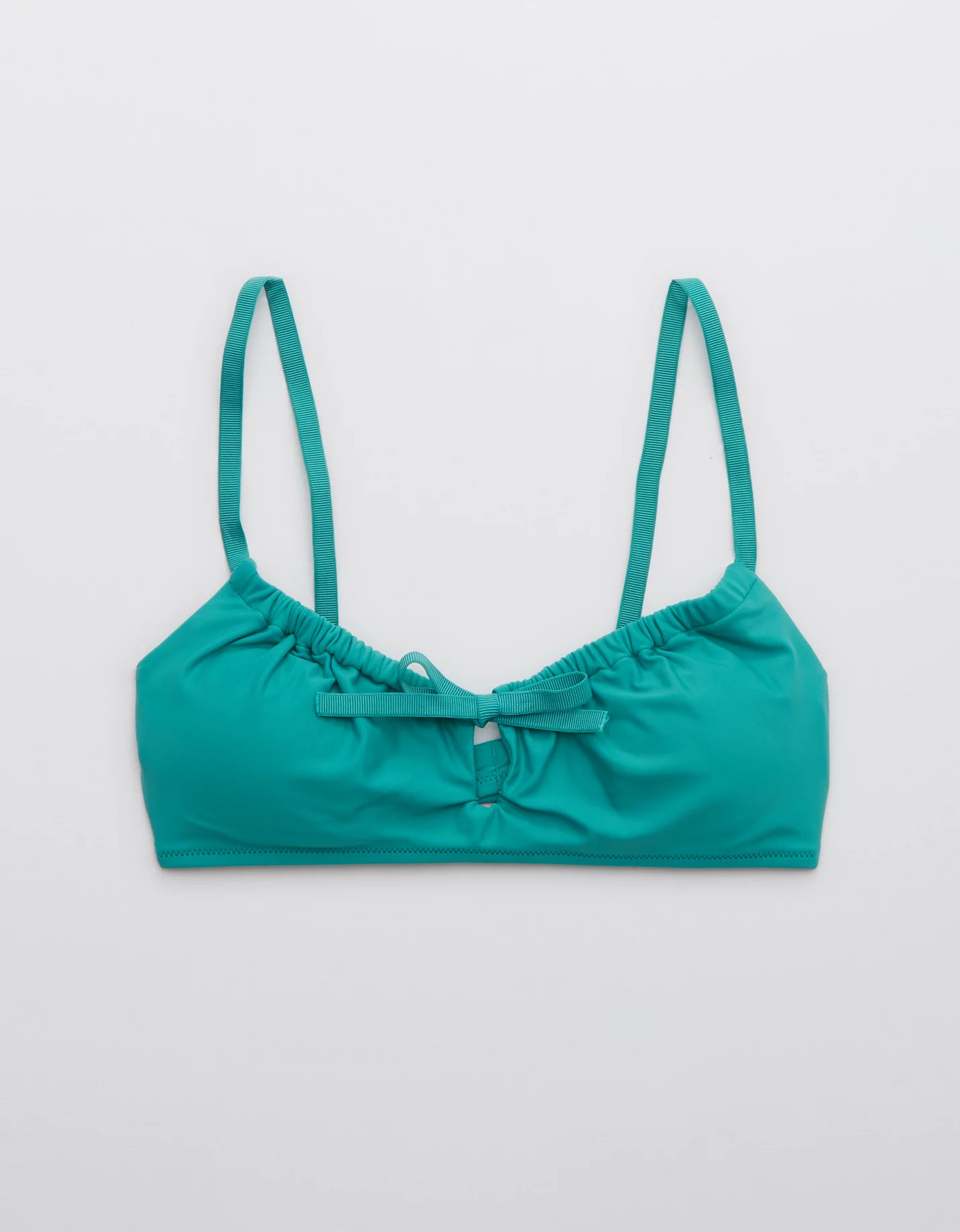 Aerie Ruched Scoop Bikini Top | American Eagle Outfitters (US & CA)