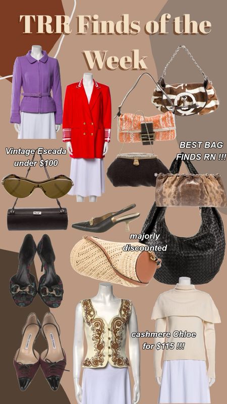 The best finds on the real real that I wish I could buy rn! Weekly roundup 

#LTKstyletip #LTKsalealert