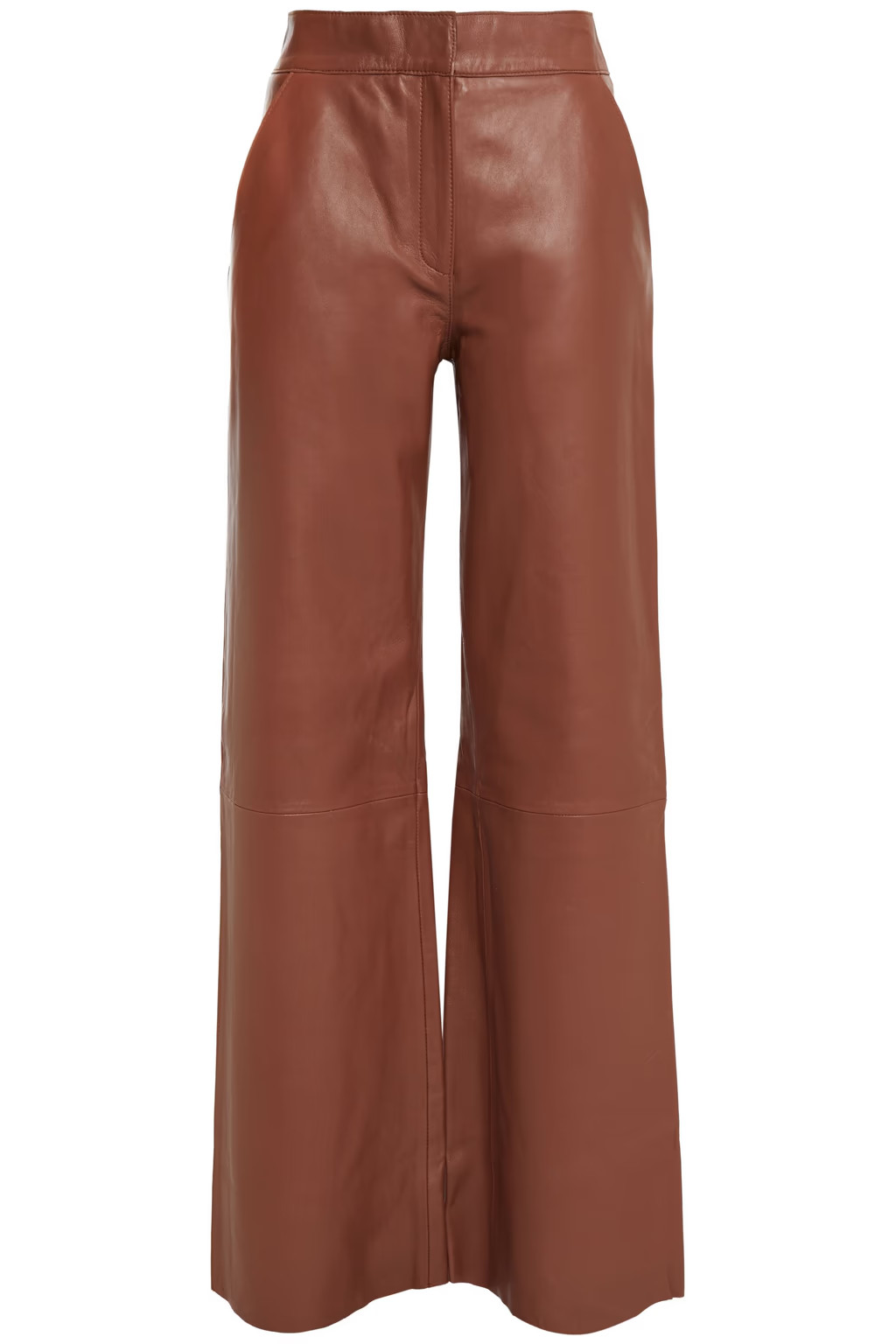 Leather wide-leg pants | The Outnet (UK and Europe)
