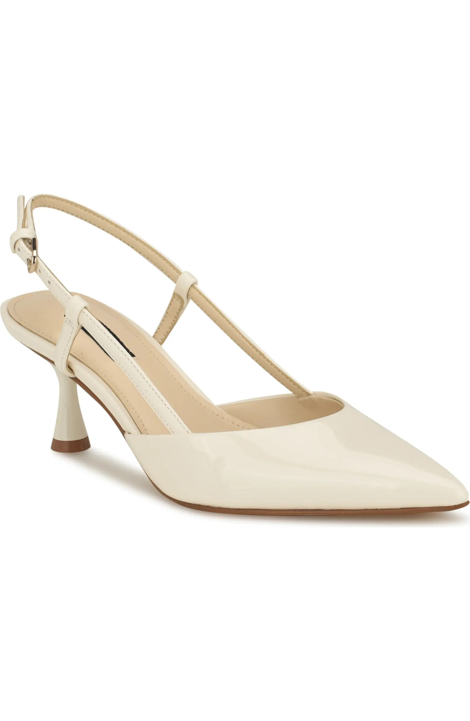Rhonda Slingback Pointed Toe Kitten Heel Pump (Women) | Nordstrom