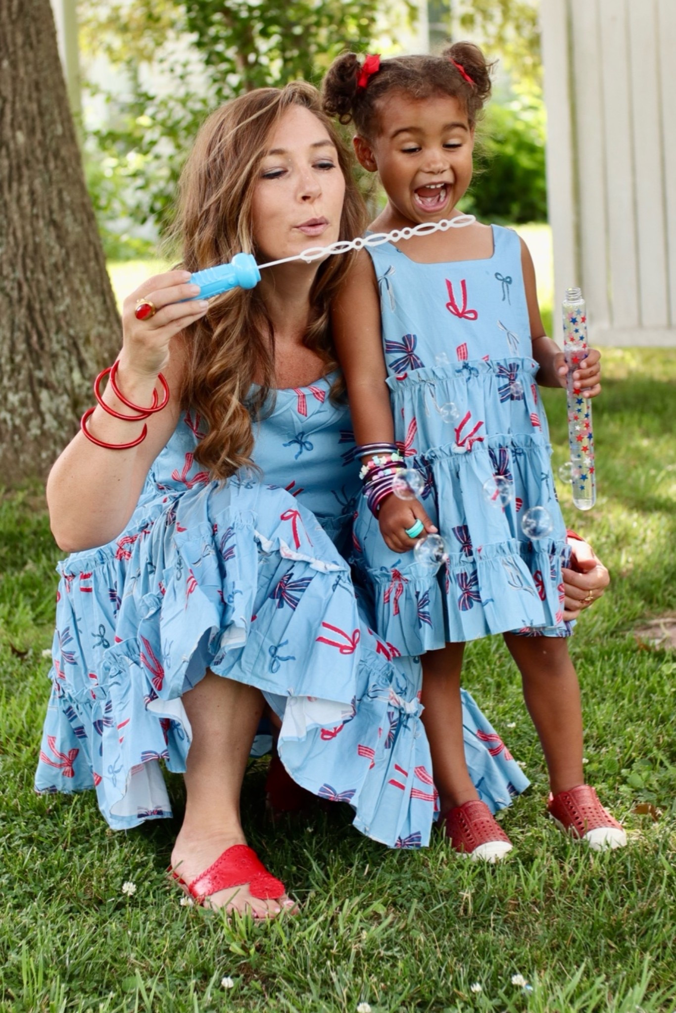 Mom and me matching dresses for 4th of July weekend / July 4th outfits / sibling matching dresses

#LTKootd #LTKmomlife #LTKKids