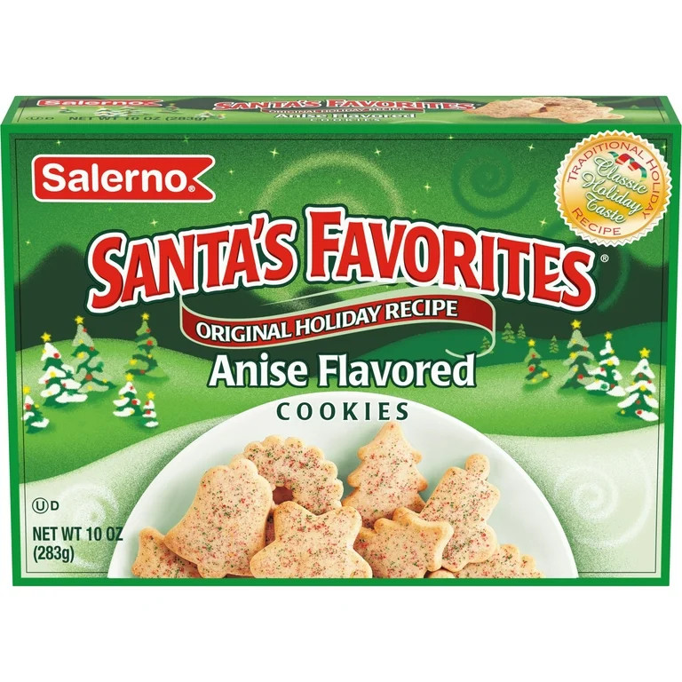 Salerno Santa's Favorites Holiday Original Recipe Anise Cookies, 10 oz - Walmart.com | Walmart (US)