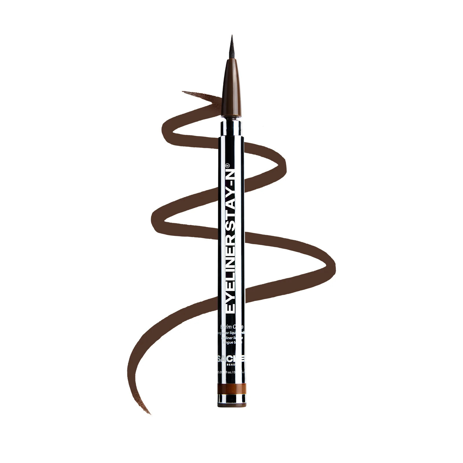 Eyeliner STAY-N® - 02. Eye'm Crisp - Brown | SACHEU Beauty