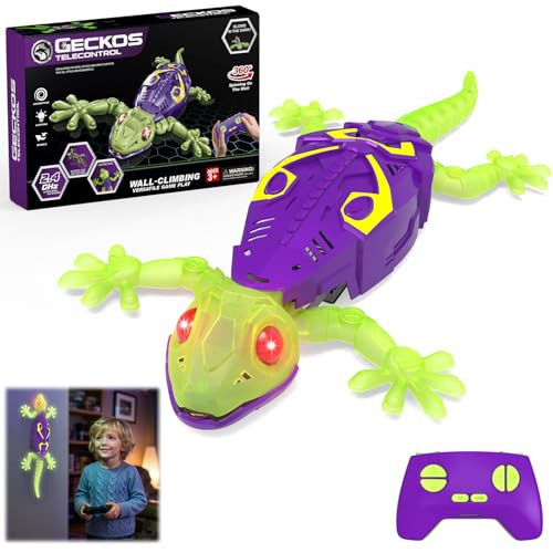 Qrooper Wall Climbing Gecko, Glow in The Dark Lizard, Rc Toys for Kids,Wall Crawler Robot Geckos,Fun Kids Toys, Halloween Birthday Gifts, Stocking Stuffers for Boys Girls Teens Ages 3 4 5 6 7 8 + | Amazon (US)