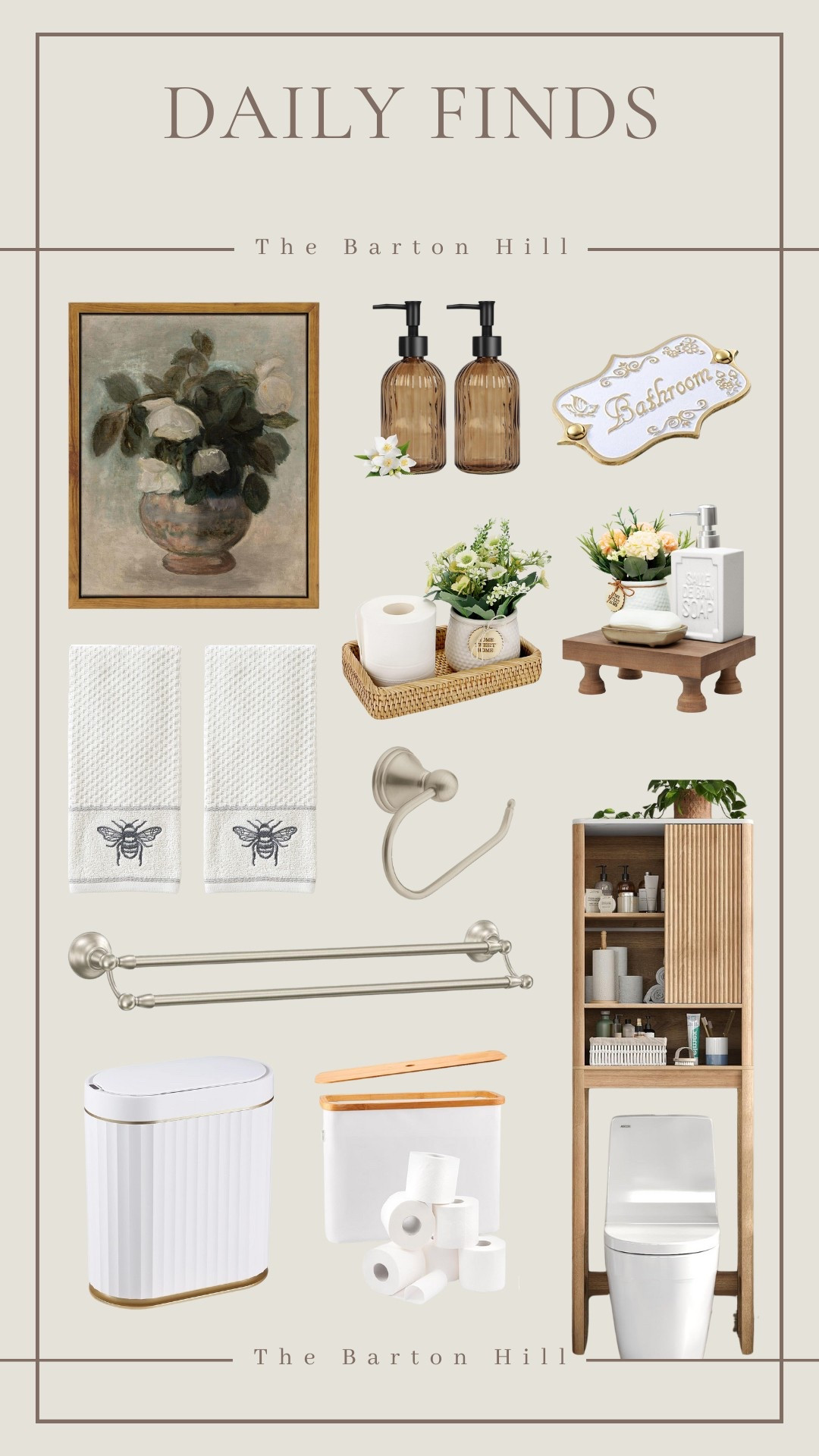 I don’t know who needs to hear this, but your bathroom deserves a glow-up too. Think cozy cottage meets functional and fresh. Linked everything from the double towel bar (because why are we still playing tug-of-war with one?) to the prettiest soap dispensers, storage solutions, and yes… even the chicest trash can I’ve ever owned. It’s all about the details, friends.

Tap to shop the prettiest little bathroom finds that actually do something.

#LTKspring #LTKcanada #LTKsummer