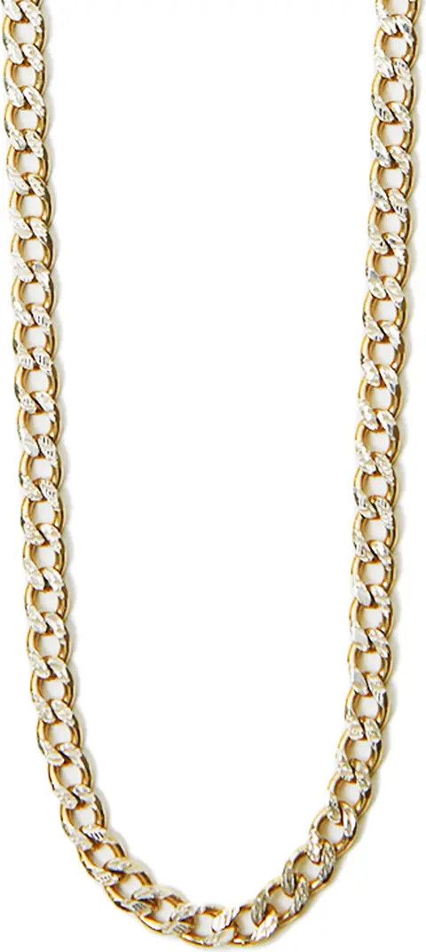 Diamond Cut Curb Chain Necklace | Nordstrom