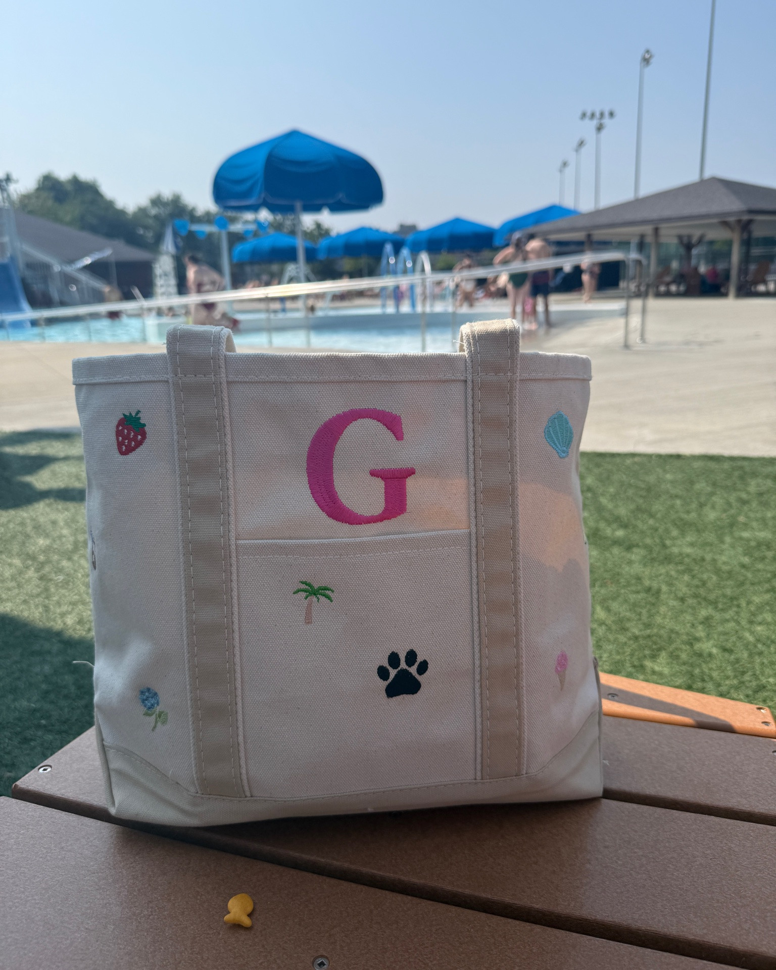Cutie bag made it to the pool!

#LTKSeasonal #LTKSwim #LTKmomlife