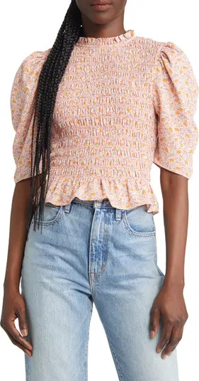 Hart Smocked Ruffle Top | Nordstrom