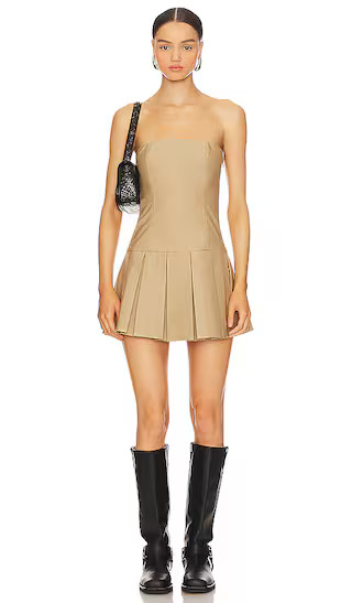 Ruby Mini Dress in Tan | Revolve Clothing (Global)