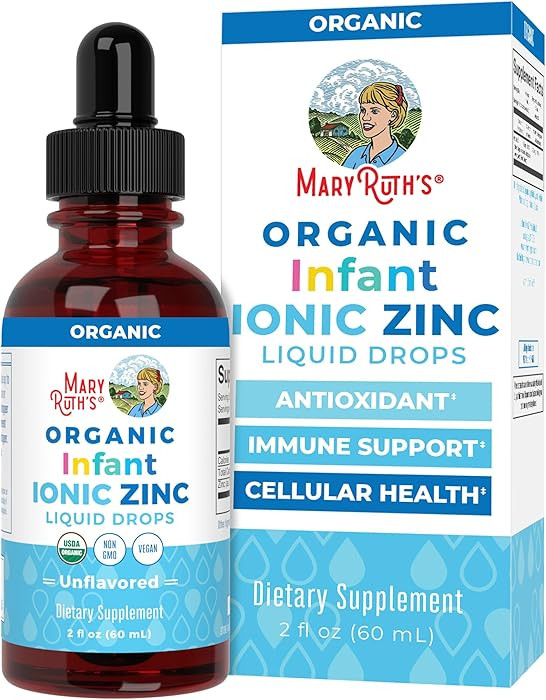 MaryRuth Organics Organic Infant Ionic Zinc Liquid Drops | Zinc Sulfate for Immune Support | Orga... | Amazon (US)