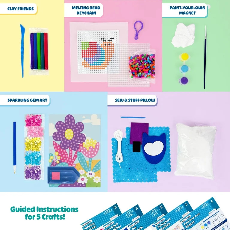 Hello Hobby Five-in-One Arts and Crafts Kit for Kids | Walmart (US)