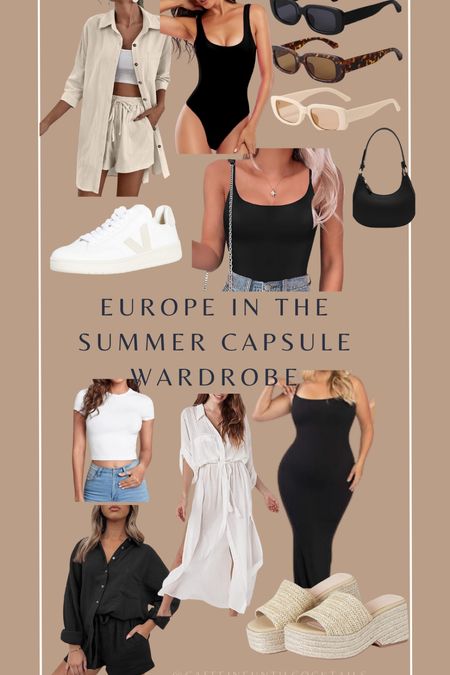 Summer Capsule Wardrobe Europe 

#LTKmidsize #LTKtravel #LTKfindsunder50