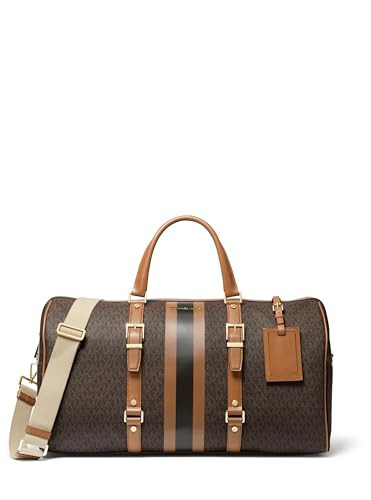 Michael Kors Bedford Travel Extra-Large Weekender Bag, Gold-Tone Hardware/Brown/Acorn | Amazon (US)