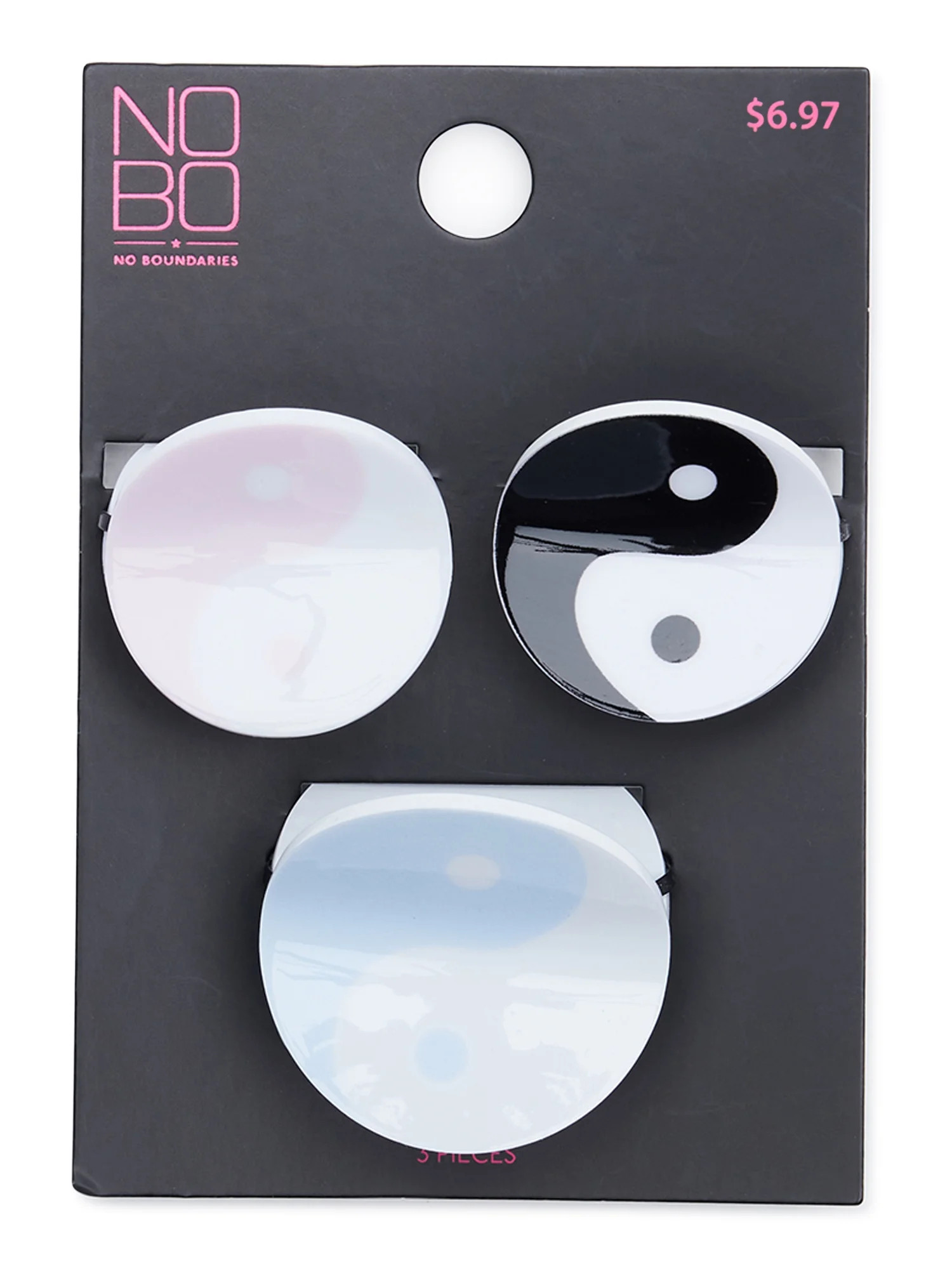 No Boundaries Juniors Decorative Hair Clips, 3-Pack | Walmart (US)