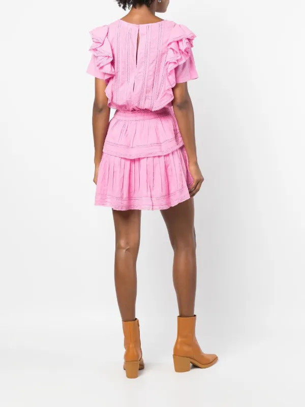 Natasha ruffled mini dress | Farfetch Global