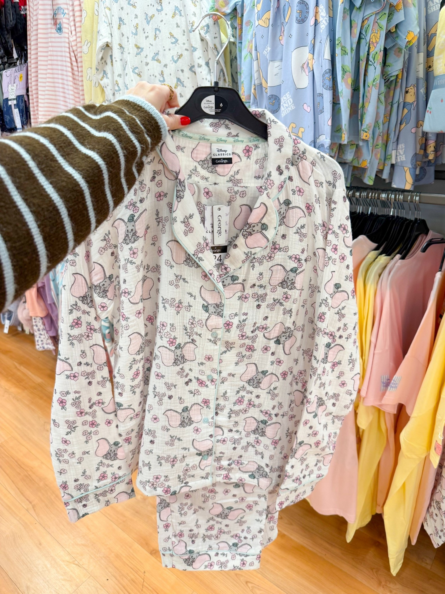 New women’s Dumbo PJ set spotted in Asda! 🐘💗🌼🪄