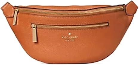 Kate Spade New York Leila Leather Belt Bag Fanny Pack in Warm Gingerbread | Amazon (US)