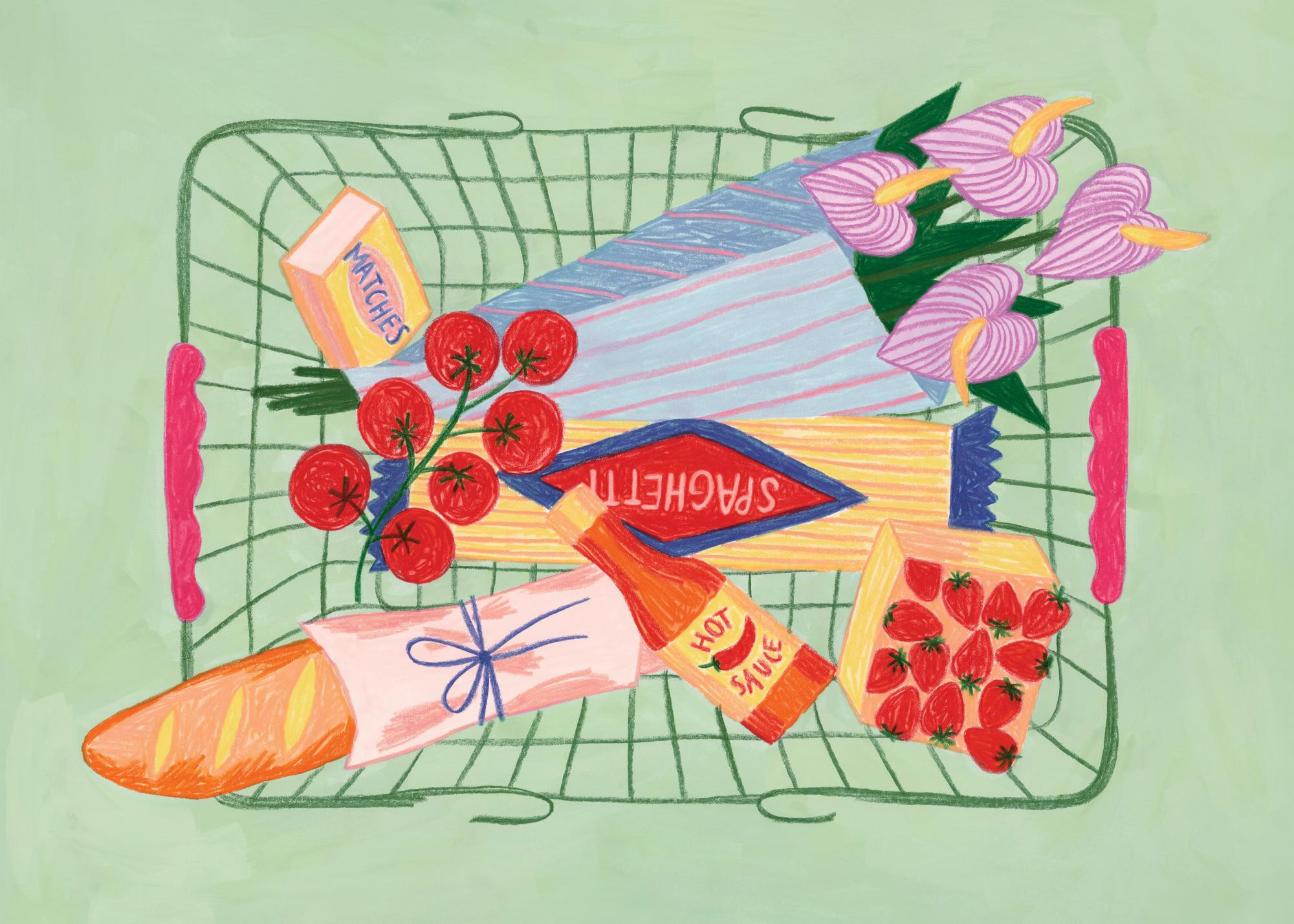 Romantic Errands Print | Desenio