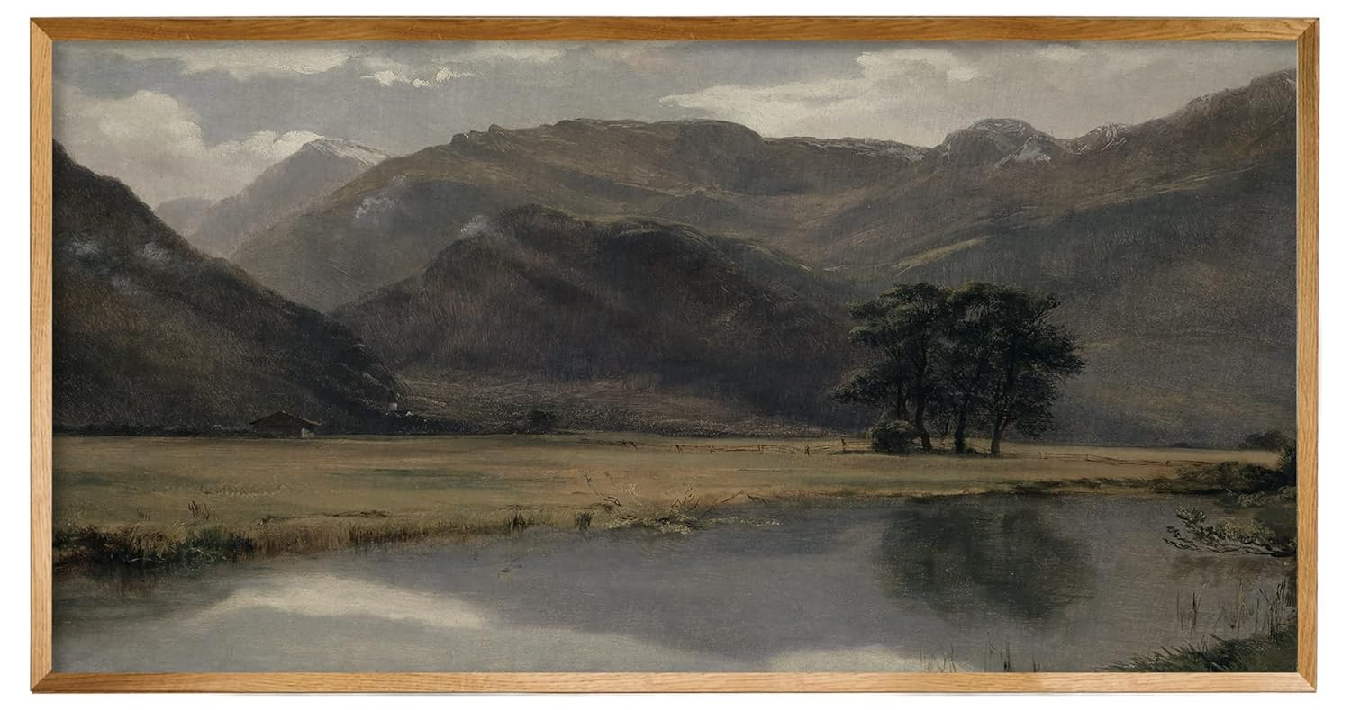 Unframed Rolled Vintage Farmhouse French Country Bedroom Wall Decor Above Bed - 10x20" - Panorami... | Amazon (US)