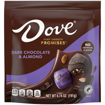 Dove Promises Dark Chocolate & Almond Candy - 6.74oz | Target