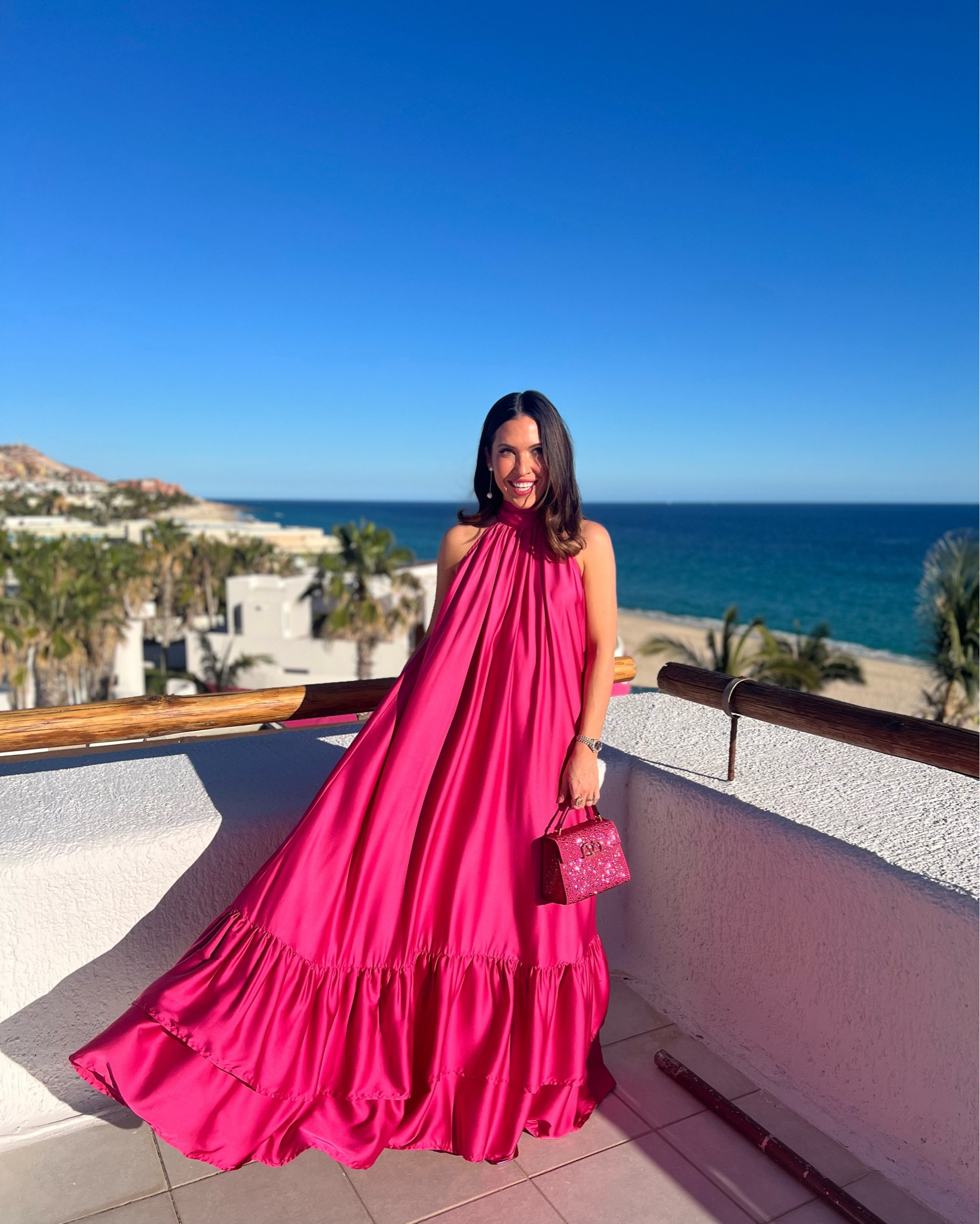 #pinkdress #pinkgown #eveninggown #cocktaildress #formaldress #gown #maxidress #pink #pinkencouraged #formalwear #formal #formalgown #silkdress #silkgown #ruffledress 

#LTKwedding #LTKitbag #LTKshoecrush