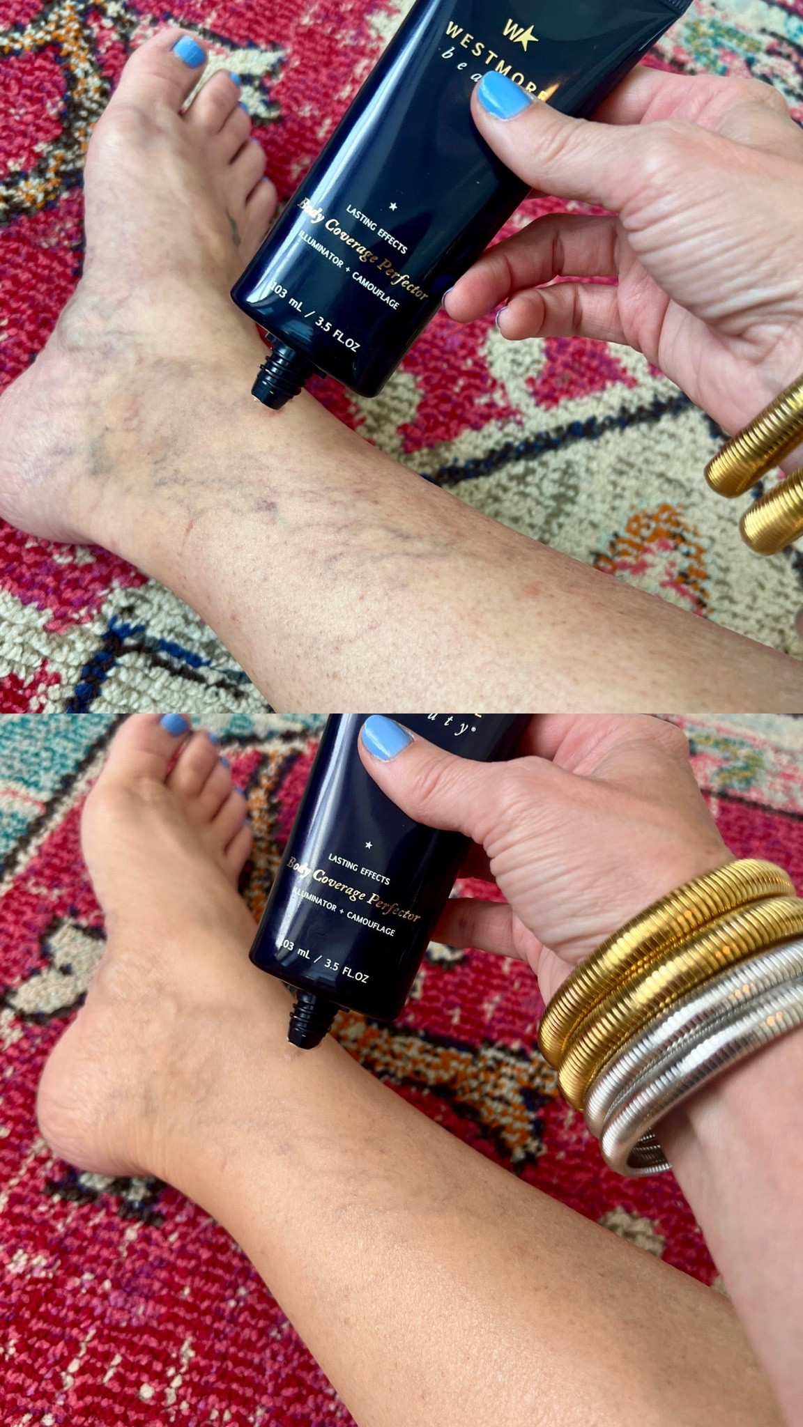 Vein Body Coverage makeup that truly works wonders! I’m wearing shade : WARM RADIANCE here. You must use a body brush to apply it with tho for best results

#LTKdayinmylife #LTKgrwm #LTKOver40